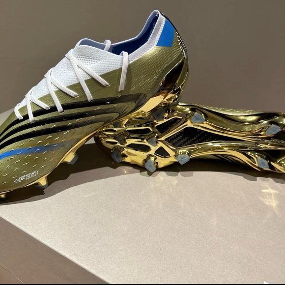 MESSI ADIDAS X SPEEDPORTAL LEYENDA.1 FG World Cup Cleats 2022 - Picture 3 of 9